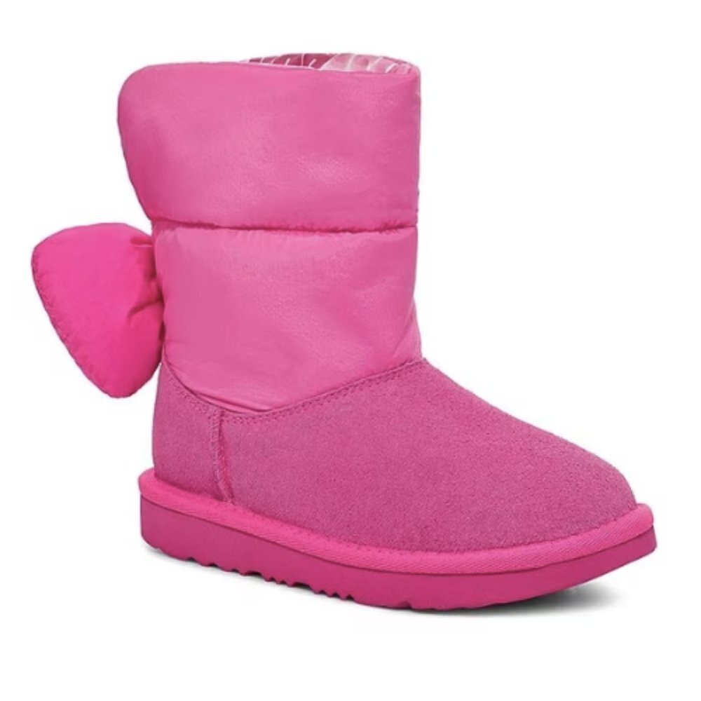 UGG Girls' Bailey Bow Maxi Wavelength Cold Weather Boots (Youth) NEW